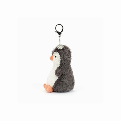 Jellycat Peanut Penguin Bag Charm New Zealand | VLDJN3207